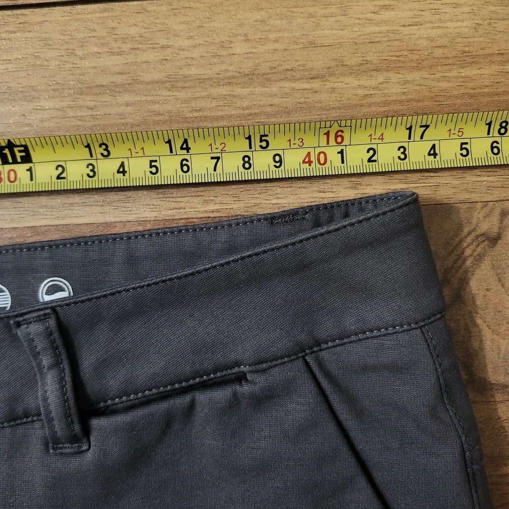 Rye 51 Voyager Chino Pants 33x31 Gray Tech Performance Lightweight 5 Pocket Euc - Picture 6 of 16